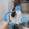 Load and play video in Gallery viewer, Portable Neck Fan Wearable Neckband, with 3 Level Air Flow- Blue color