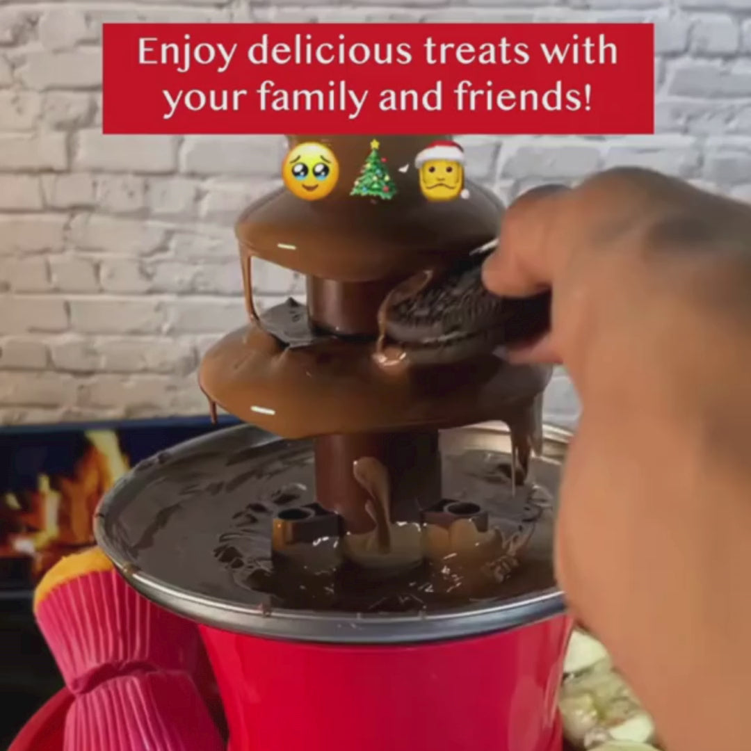 Chocolate Fountain Machine, Mini Fondue Set