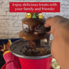 Load and play video in Gallery viewer, Chocolate Fountain Machine, Mini Fondue Set