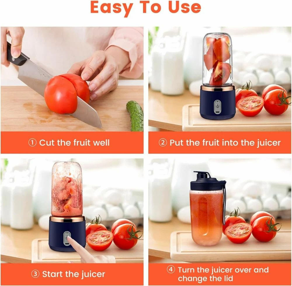 Plastic Electric Small Portable Juicer, for Home, 300 ml