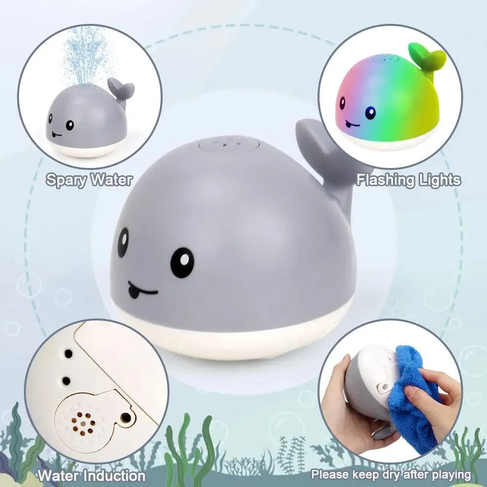 Mini Whale Fountain Bath Game