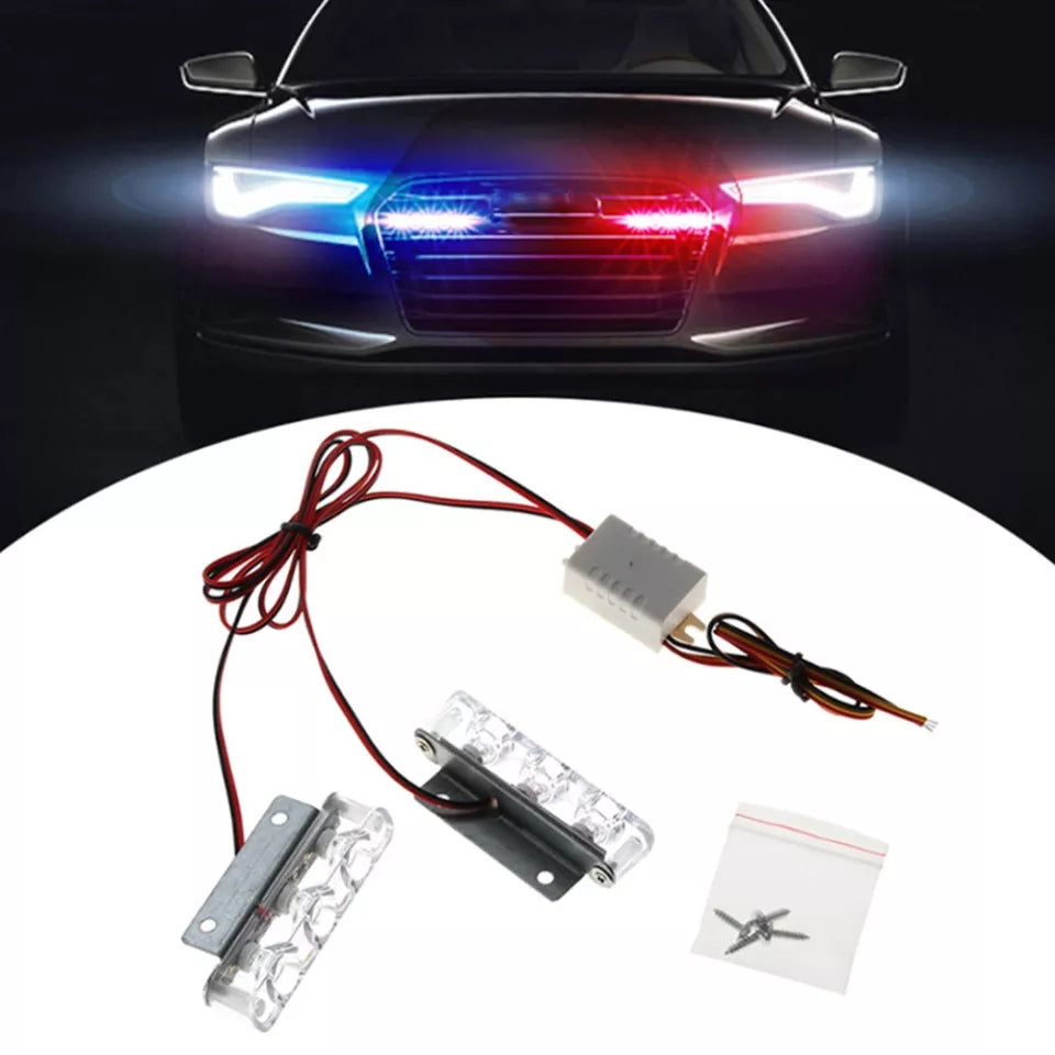 Car Police Strobe Lights Flashers 3 Led Stobe Lights For All Colors ...