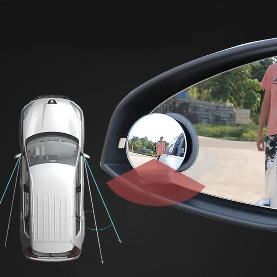2 Pieces Car Blind Spot Mirror