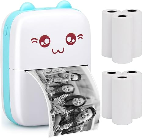 Bluetooth Pocket Mini Printer, For Android & iOS With 1 Free Paper Rol ...