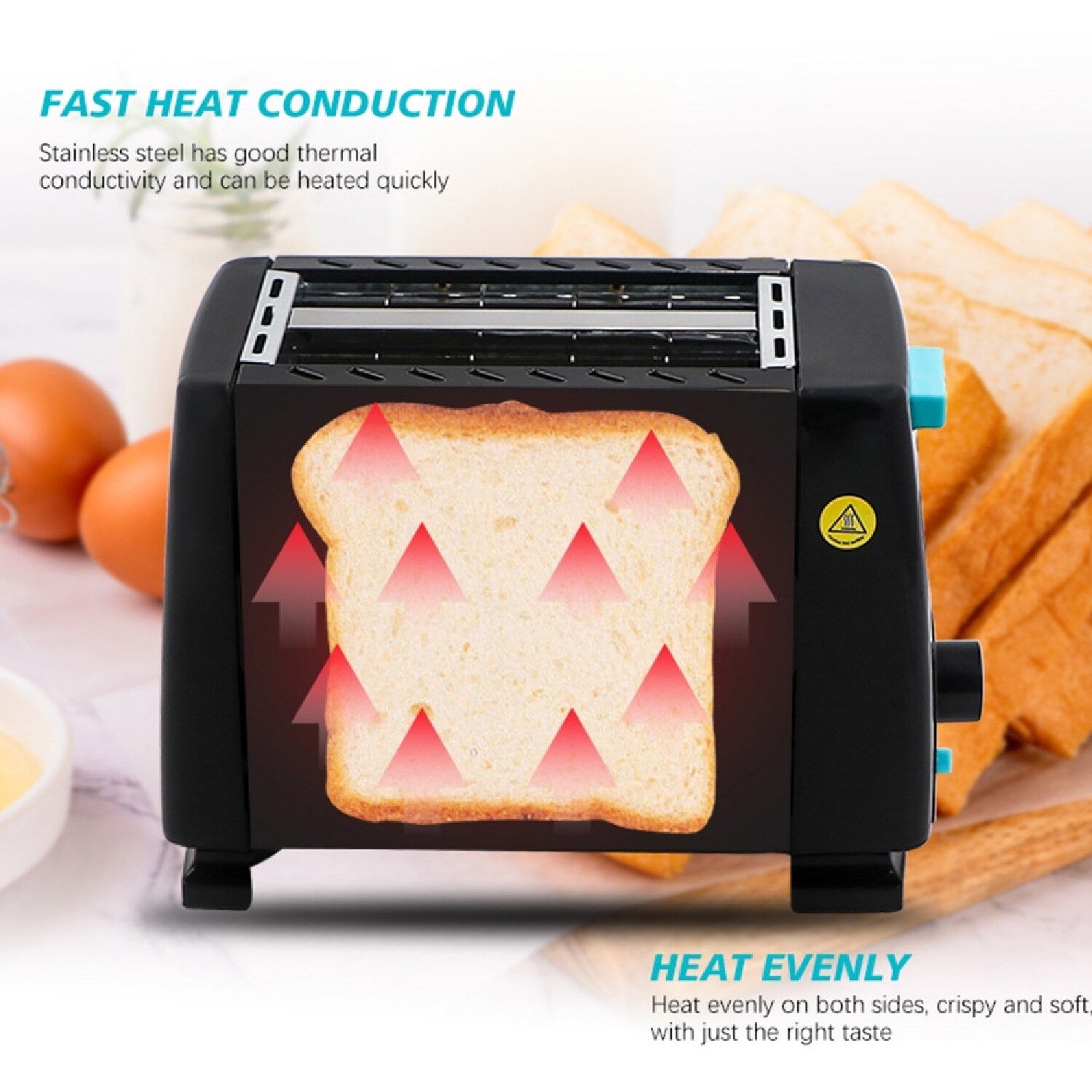 Raf 2 Slice Toaster 650W R263