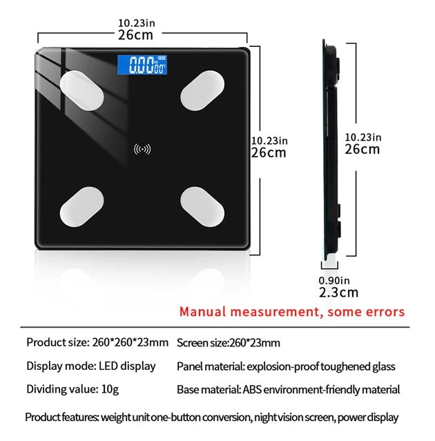 Phone Weight Phone App Weight Scale Bluetooth Body Fat – Assaf online shop