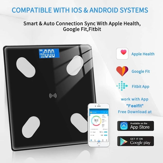 Phone App Weight Scale Bluetooth Body Fat
