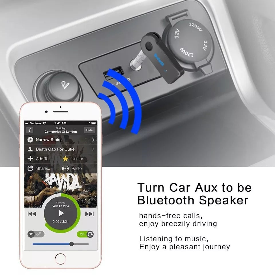 Car Bluetooth Aux Receiver
