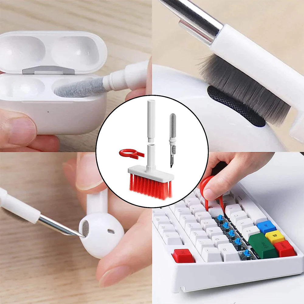 Earphone & Keyboard Cleaner Brush 5 In 1