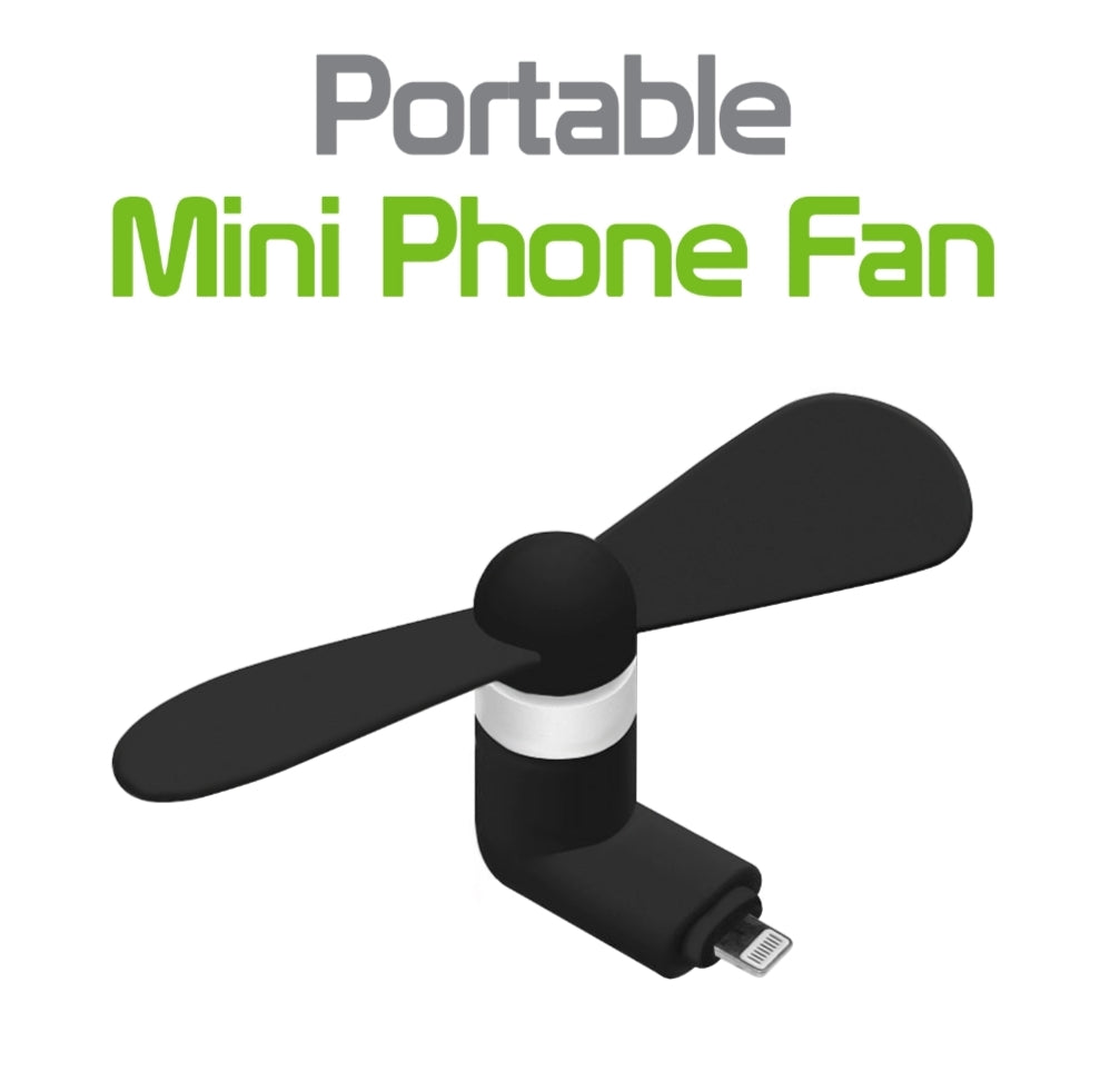 Portable Mini Phone Fan For Iphone / TypeC / Sumsung