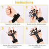 Hand Grip Strengthener - Adjustable Finger Exerciser and Finger Stretcher