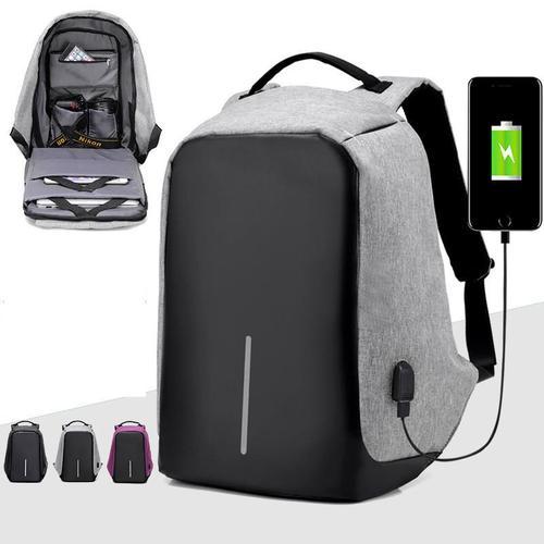 Material Anti-Theft Laptop Backpack, Size: 15.6 Inch