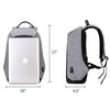 Material Anti-Theft Laptop Backpack, Size: 15.6 Inch