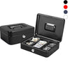 Money & Coin Box Safe Metal Lock Savings Bank