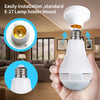 IP Wireless Panoramic Bulb Camera 1080p HD 3MP