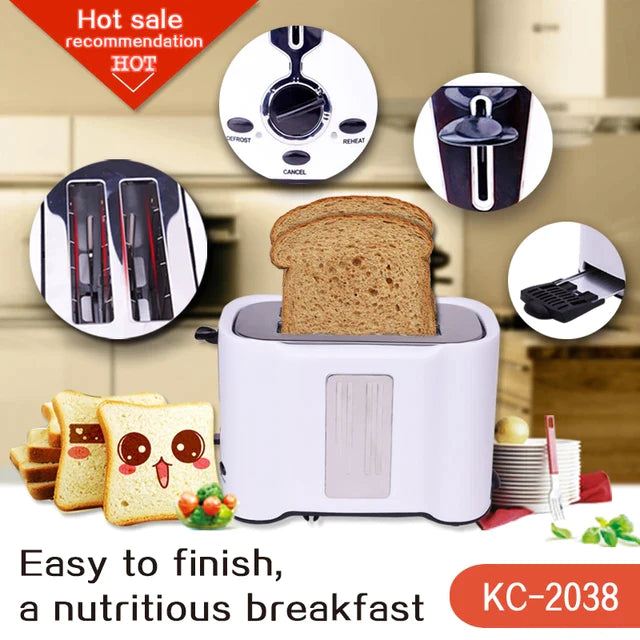 DSP Electric Toaster 850W Model KC2038