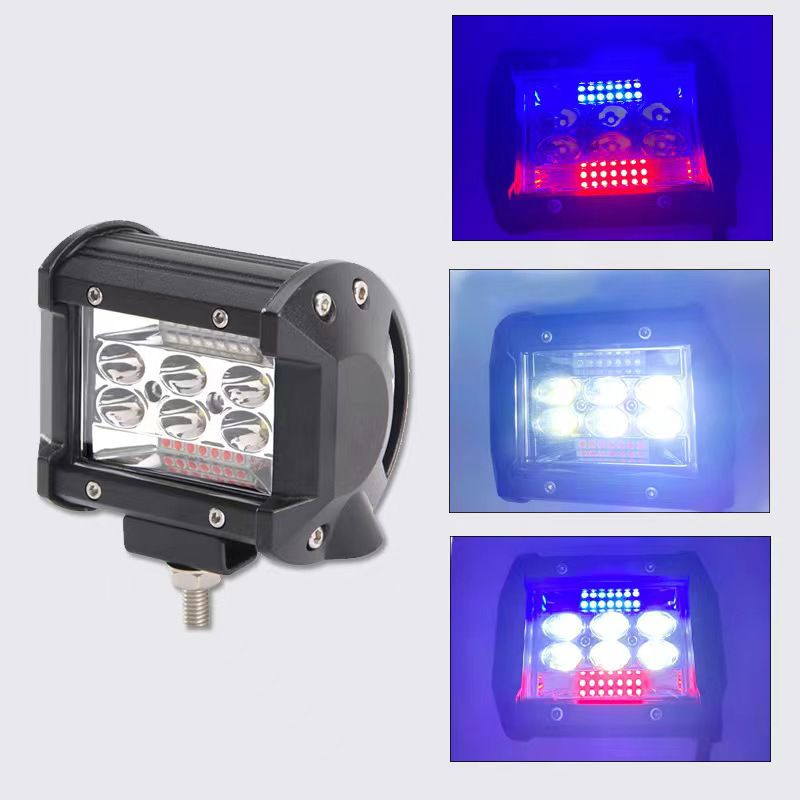84W Led Police Flash Light 24V With 3 Colors