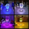 Rechargeable Crystal Touch Lamp 16 Color Changing For Bedroom Living Room