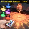 LED Diamond Crystal Projection Night Lights Touch Control