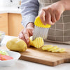 Stainless Steel Vegetable And Potato Wavy Cutter Slicer