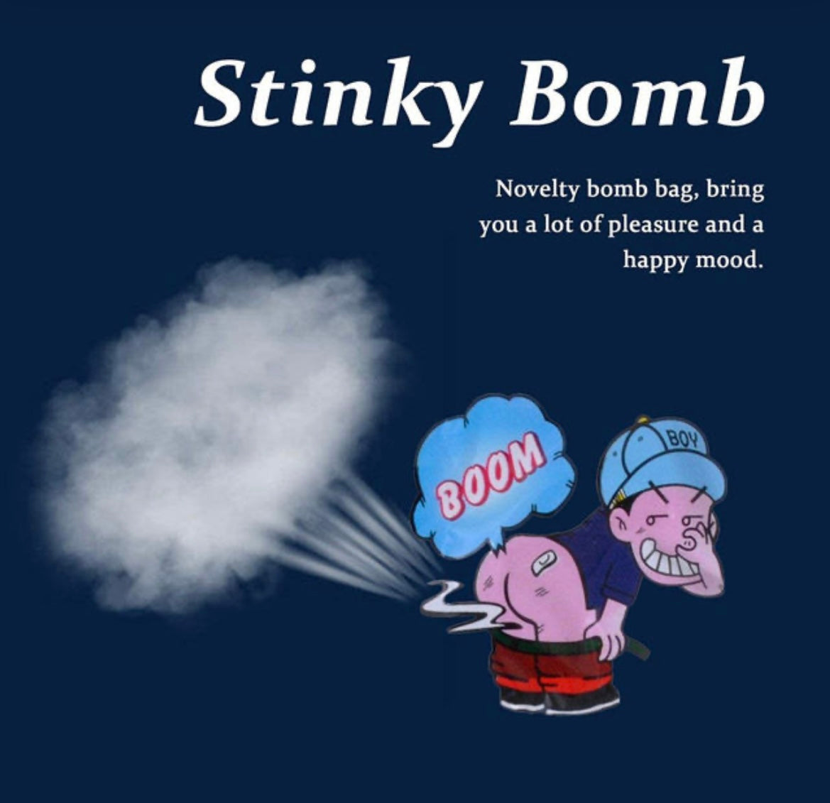 Funny Fart Bomb Bags Stink Smelly Gags Practical Jokes Fool Toy Prank