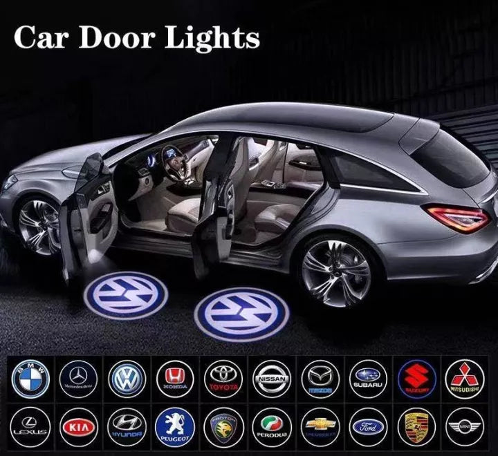 2PCS Car Door Logo Light Projector For All Car With Sensor
