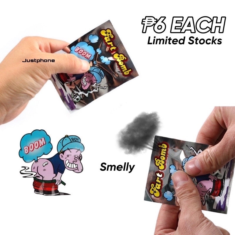 Funny Fart Bomb Bags Stink Smelly Gags Practical Jokes Fool Toy Prank