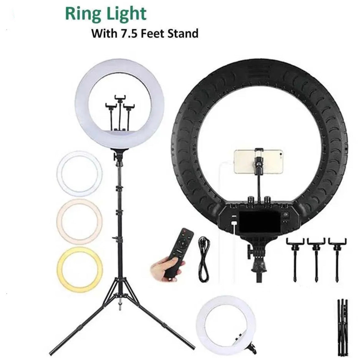 Ring Light With All Sizes 26cm 30cm 33cm 36cm 46cm With Tripod