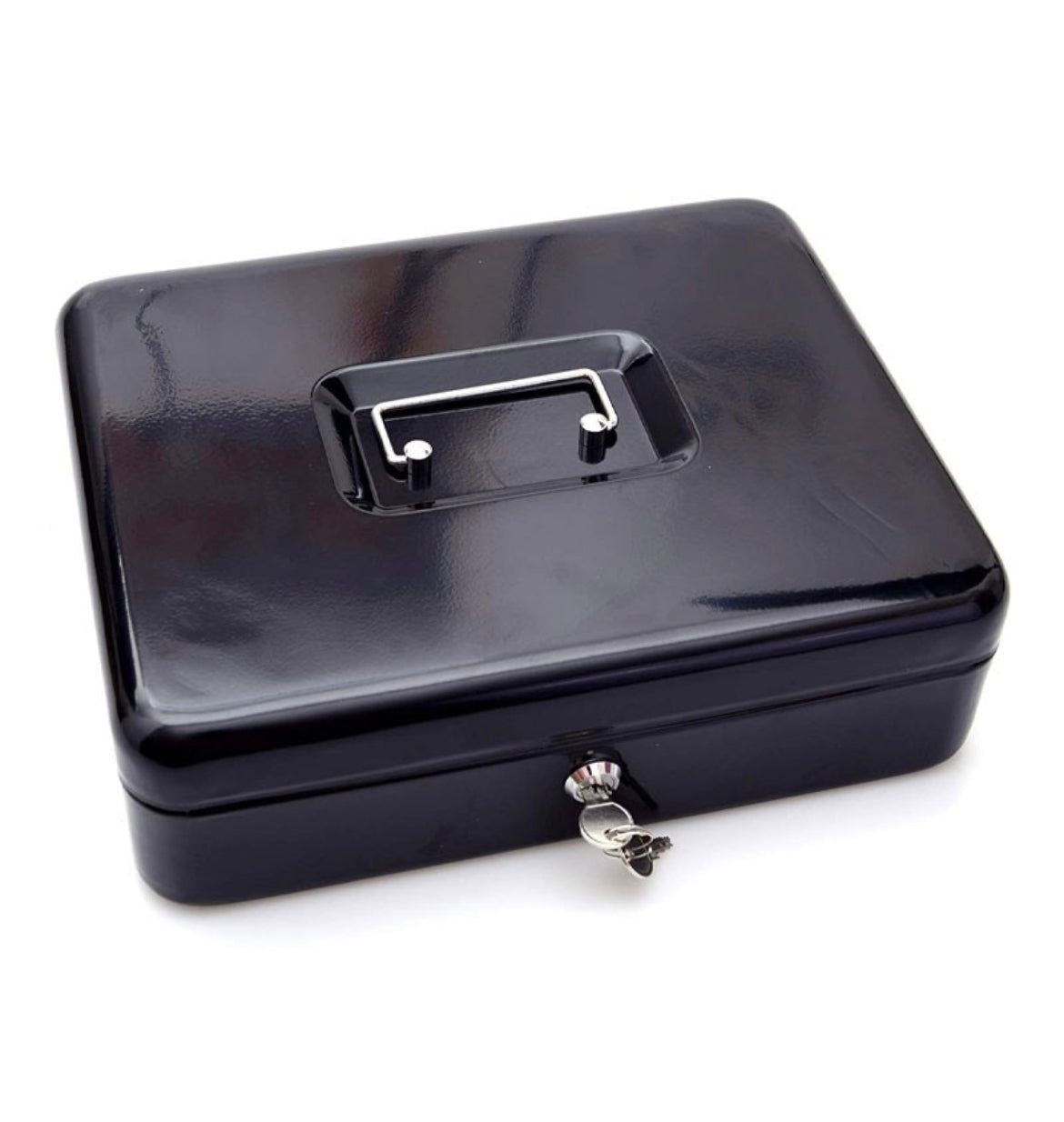 Money & Coin Box Safe Metal Lock Savings Bank